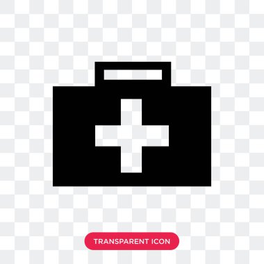 saydam arka plan üzerinde tıbbi izole tıp vektör simgesi 