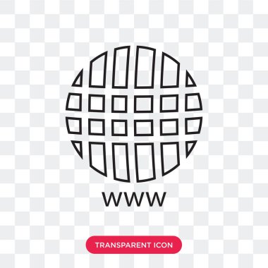 Saydam arka plan üzerinde Web sitesi izole Web sitesi vektör simge 