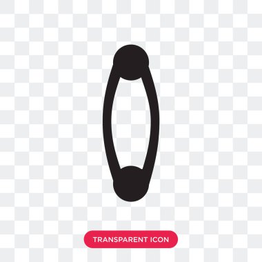 Saydam arka plan üzerinde Safet izole çengelli iğne vektör simgesi