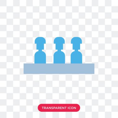 Saydam arka plan üzerinde Ea izole Paskalya Adası vektör simgesi