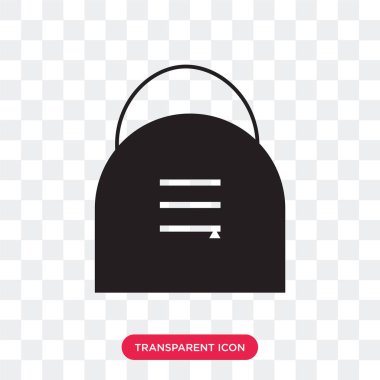 Saydam arka plan üzerinde büyük h izole büyük tutamaç vektör simgesi