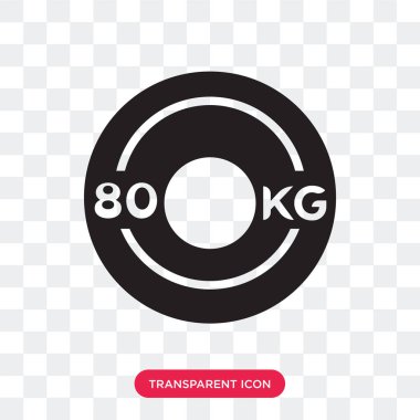 Saydam arka plan üzerinde ağırlık lo izole ağırlık vektör simgesi