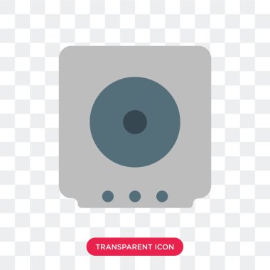 Saydam arka plan üzerinde konsol izole konsol vektör simgesi 