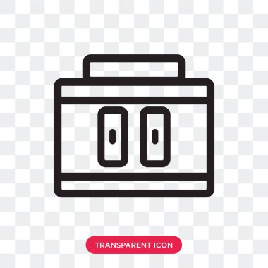 Saydam arka plan üzerinde örnekleri izole örnekleri vektör simgesi 