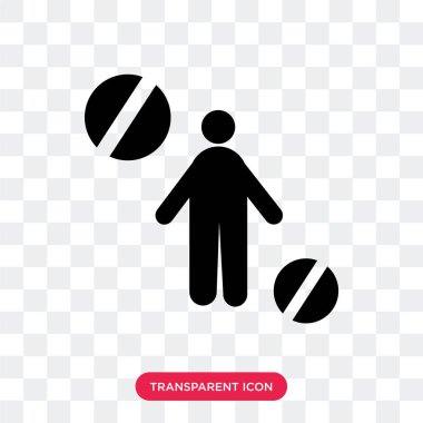 Saydam arka plan üzerinde işçi lo izole alt vektör simgesi