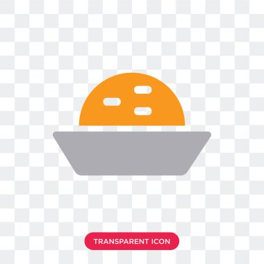 Saydam arka plan üzerinde pasta logo des izole pasta vektör simgesi