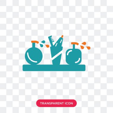 Saydam arka plan üzerinde raf logo izole raf vektör simgesi