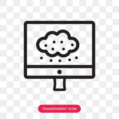 Saydam arka plan üzerinde Laptop lo izole dizüstü vektör simgesi