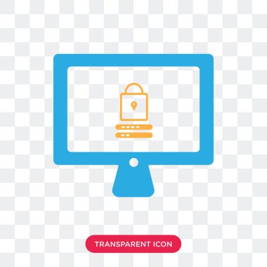 Saydam arka plan üzerinde Laptop lo izole dizüstü vektör simgesi