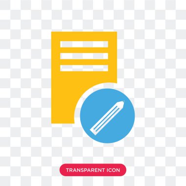 Şeffaf arka plan, kroki lo izole sketch vektör simgesi