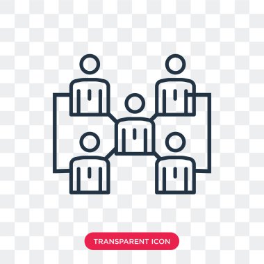 Saydam arka plan üzerinde ağ logo tasarımı izole ağ vektör simgesi