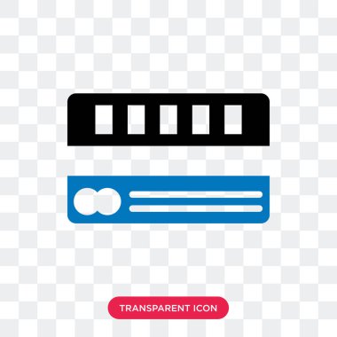 Saydam arka plan üzerinde CIT araba izole CIT kartı vektör simgesi