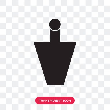 İzole Parfum şişe vektör simge şeffaf arka plan üzerinde Pa