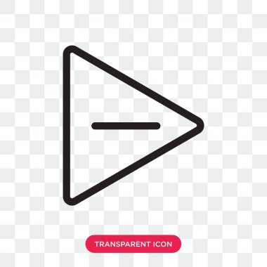 Saydam arka plan üzerinde oyun logo d izole vektör simge oynamak