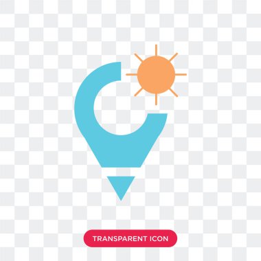 Saydam arka plan üzerinde banın izole yer tutucu vektör simgesi