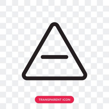 Saydam arka plan üzerinde kaldır lo izole vektör simgesini kaldır