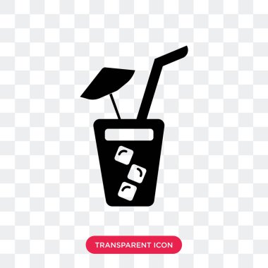 Saman vektör simgesi üzerinde şeffaf arka plan izole sodalı, 