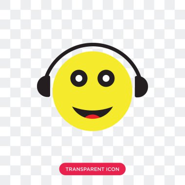 Saydam arka plan üzerinde müzik logo izole müzik vektör simgesi