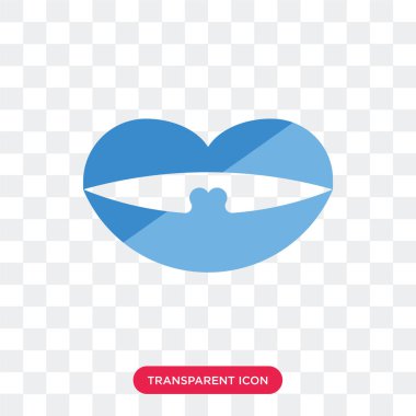 Saydam arka plan üzerinde bademcik lo izole bademcik vektör simgesi