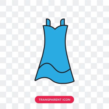 Saydam arka plan üzerinde izole elbise vektör simge düğün biz