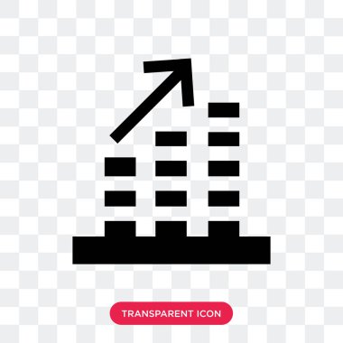 Saydam arka plan üzerinde Analyt izole analytics vektör simgesi