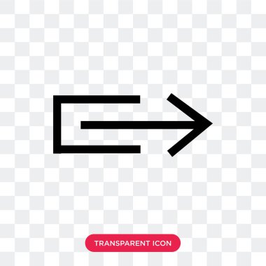 Saydam arka plan üzerinde streç izole streç vektör simgesi 