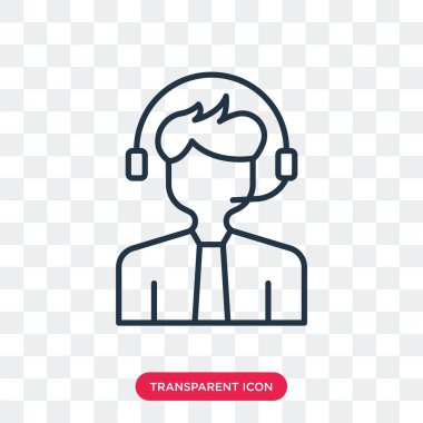 Saydam arka plan üzerinde yönetici logo tasarımı izole yönetici vektör simgesi