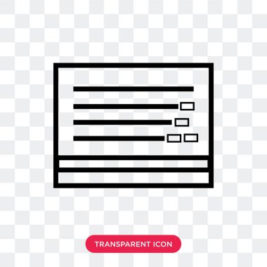 Şeffaf arka plan, cod üzerinde izole barkod vektör simgesi