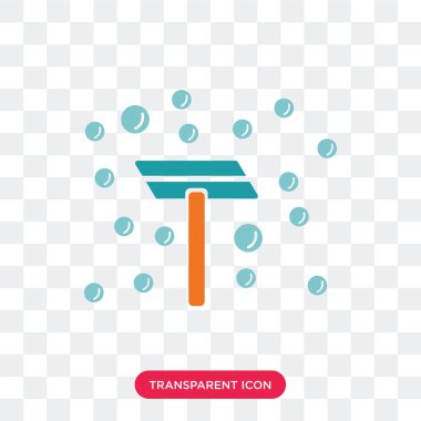 Vektör simgesi üzerinde şeffaf arka plan izole Temizleme, Cleanin