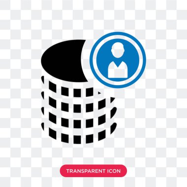 Saydam arka plan üzerinde paralar logo izole simgesi sikke vektör