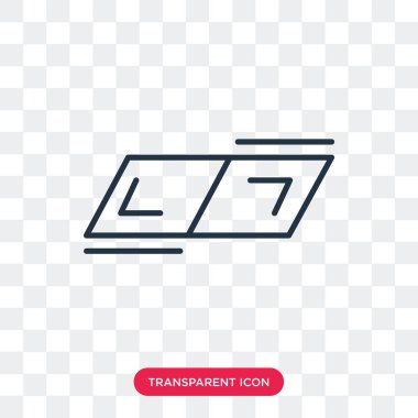 Saydam arka plan üzerinde silgi logo tasarımı izole silgi vektör simgesi