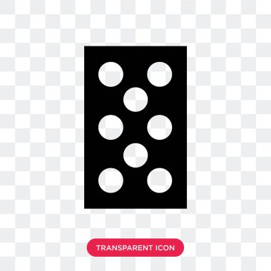 hapları şerit üzerinde şeffaf arka plan, izole vektör simge hap