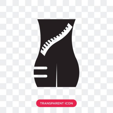 Saydam arka plan üzerinde vücut logosu d izole vücut vektör simgesi