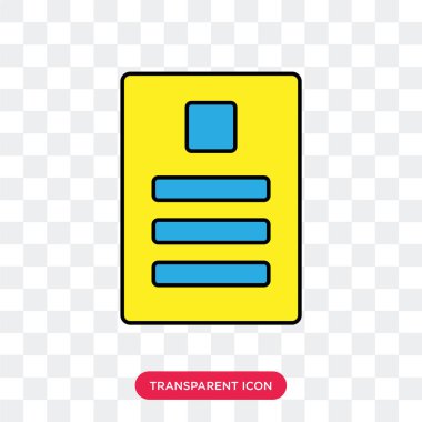 Evlilik sertifika vektör simgesi üzerinde şeffaf backgro izole