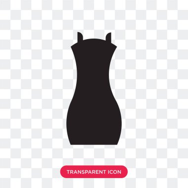 Saydam arka plan üzerinde Sho izole omuz çantası vektör simgesi