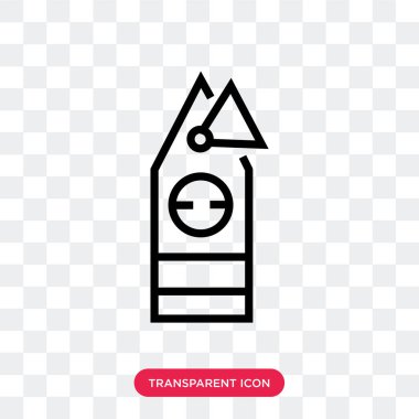 Saydam arka plan üzerinde ID logosu desig izole kimliği vektör simgesi