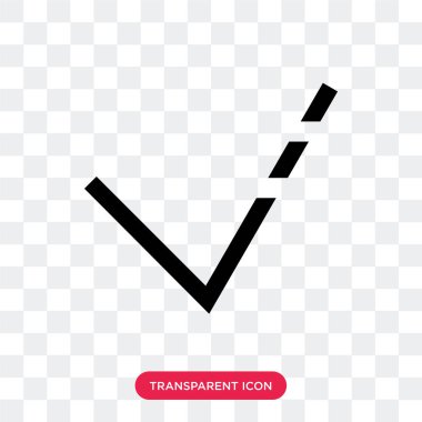 saydam arka plan üzerinde ok logosu izole ok vektör simgesi