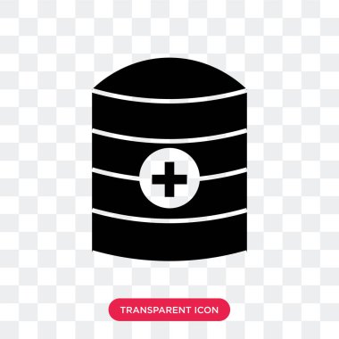  şeffaf arka plan, logo tasarımı izole vektör simgesi