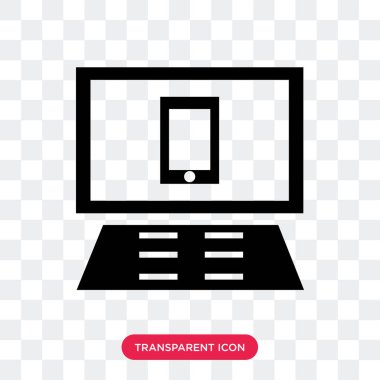 Saydam arka plan üzerinde Respo izole duyarlı vektör simgesi