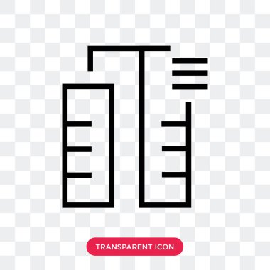 Saydam arka plan üzerinde grafik izole grafik vektör simgesi 