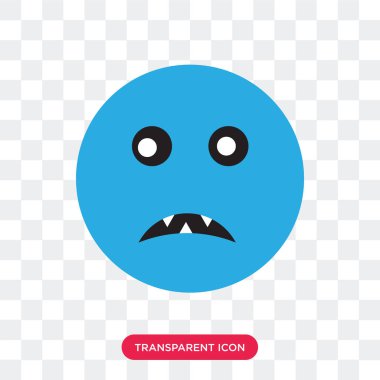 Zombi vektör şeffaf arka plan üzerinde zombi lo izole simge