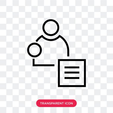 Saydam arka plan üzerinde Busi izole iş adamı vektör simgesi