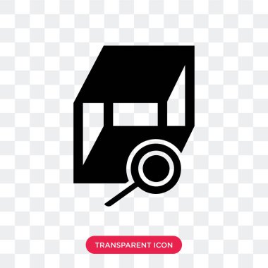  şeffaf arka plan, logo tasarımı izole vektör simgesi