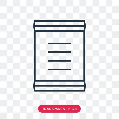 Saydam arka plan üzerinde kaydırma logo tasarımı izole kaydırma vektör simgesi