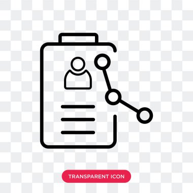 Saydam arka plan üzerinde özgeçmiş lo izole özgeçmiş vektör simgesi