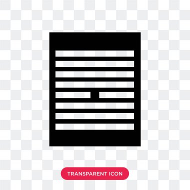 Dosyaları şeffaf arka plan üzerinde dosyaları logo izole simge vektör