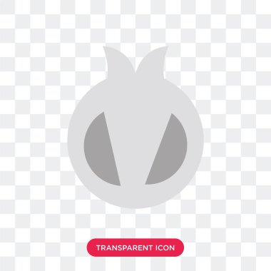 Saydam arka plan üzerinde sarımsak lo izole sarımsak vektör simgesi