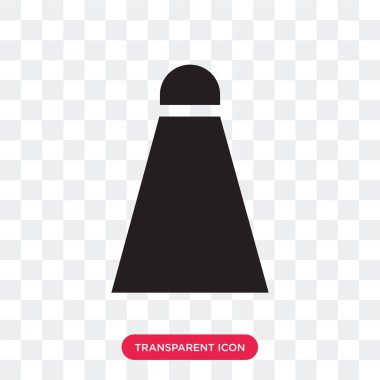 Saydam arka plan üzerinde Contai izole konteyner vektör simgesi