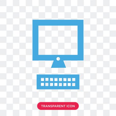 Saydam arka plan üzerinde Laptop lo izole dizüstü vektör simgesi