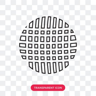 saydam arka plan üzerinde iş parçacığı lo izole iş parçacığı vektör simgesi